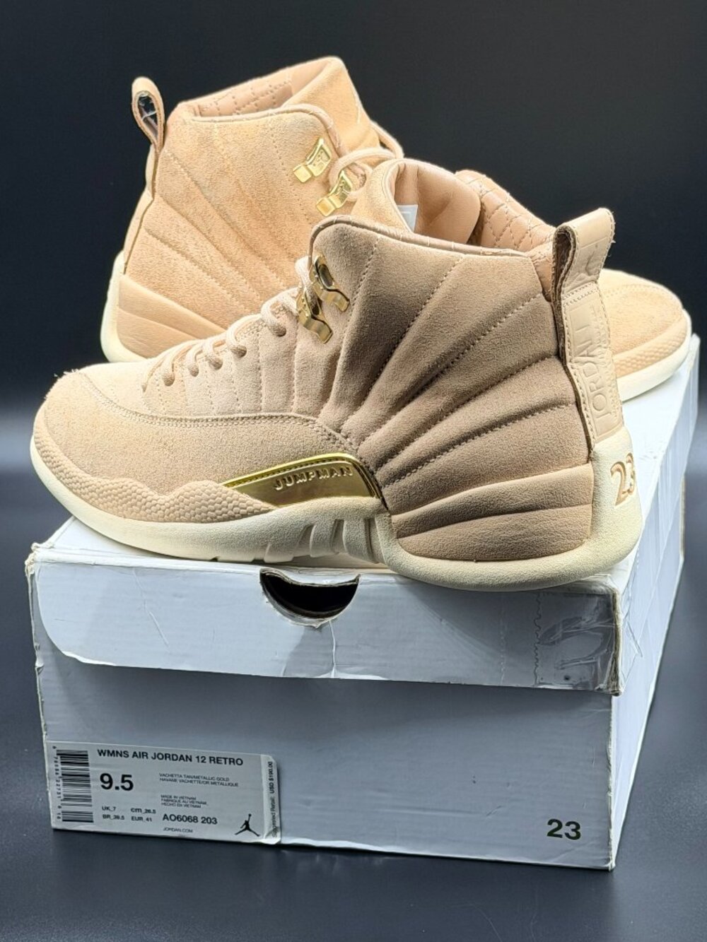 Wmns Air Jordan 12 Retro 'Vachetta Tan'